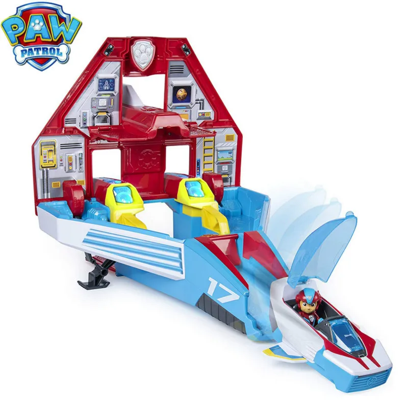 

Paw Patrol Toys Set 2-in-1 Transforming Jet Command Center with Lights and Sounds Puppa Patrol Toys for Children Gifts 2D92