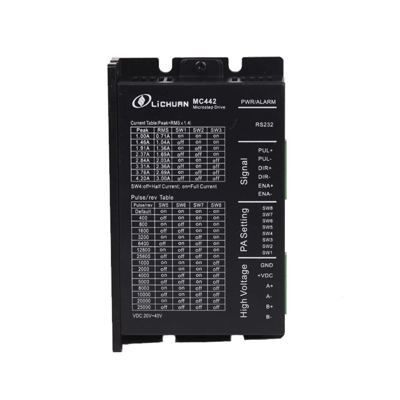 3D-принтер Lichuan MC442 stepper diver microstep nema17 4 2 А поддержка 18 В-36 В постоянного тока на