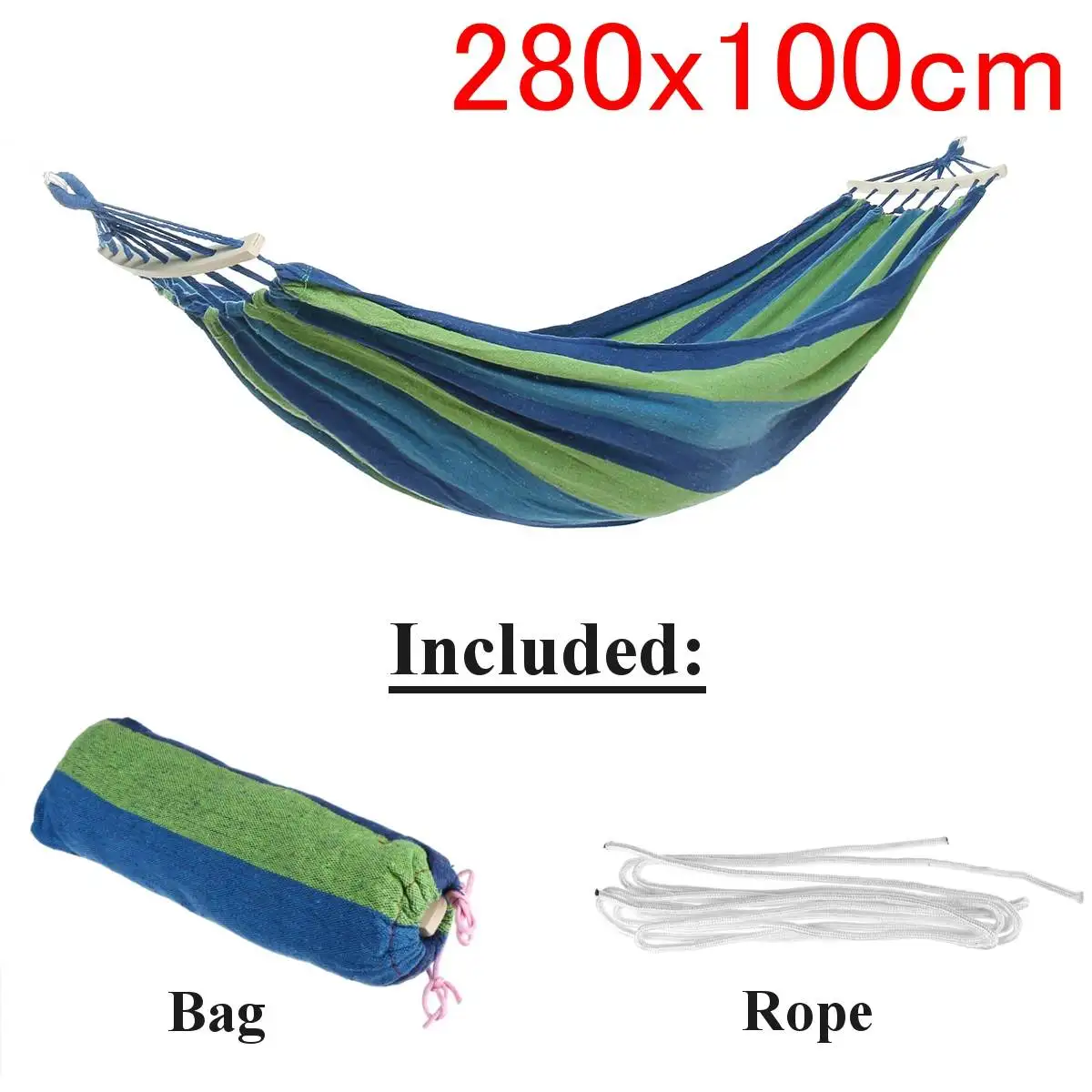 Portable Camping Hammock Matching Hammock Anti-rollover Swing Double Single Hanging Bed Hunting Outdoor Household Hammock 