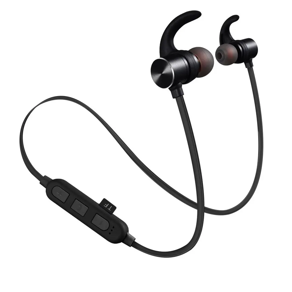 Зеленый XT-10 спортивные стерео bluetooth наушники магнитные наушники в ухо наушники Голосовое управление шумоподавление с Micropho - Цвет: Зеленый