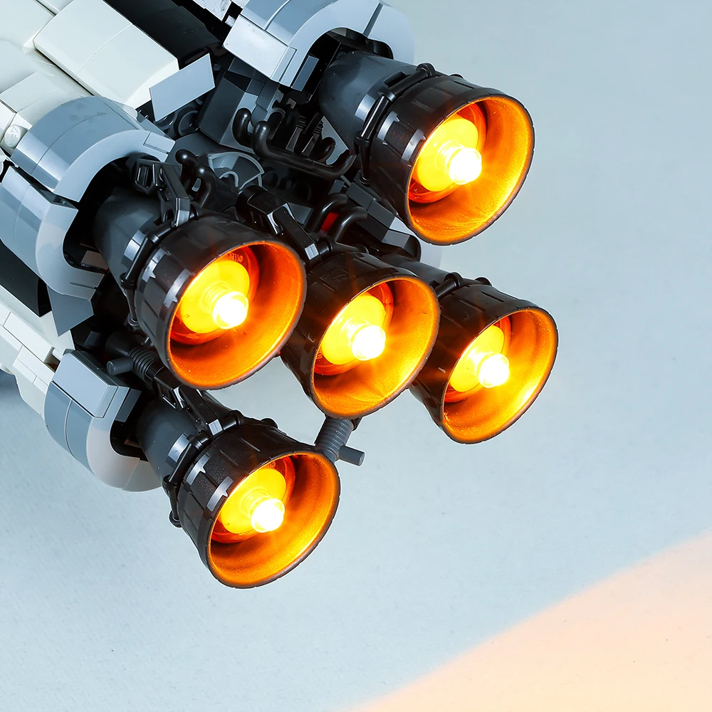 LED Light Kit for Ideas 21309 The Apollo Saturn V Launch Vehicle 16032 Building Blocks Model DIY Toys Set Not Building Blocks — view 6