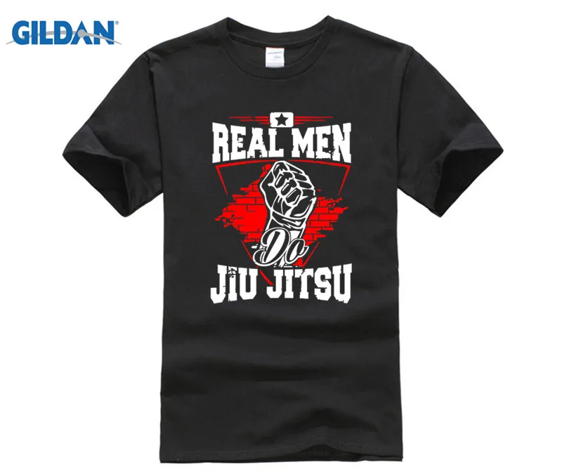 Футболка мужская с принтом Do Jiu Jitsu черная трикотажная футболка для езды на бедрах