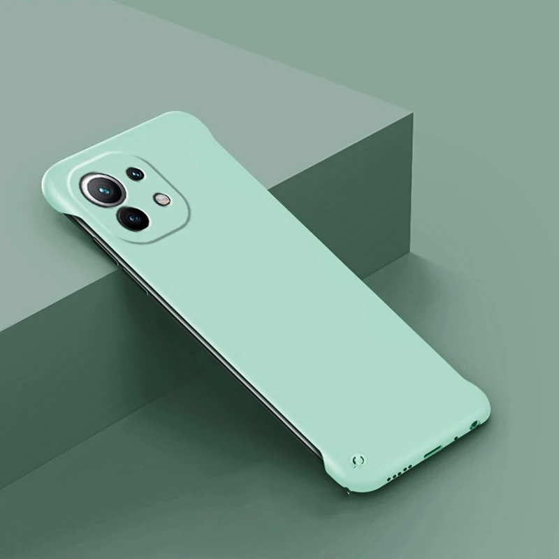 Ultra Thin Frameless PC Phone Case Cover For Xiaomi Mi 11 12 10T Lite Redmi Note 9 9s 10 4G 10S 8 Pro Max 9T Poco F3 5G _voghion.com