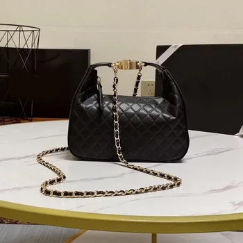 

2020 vintage style brand designer women bag Pillow Diamond Lattice lady cowhide leather female shoulder bags