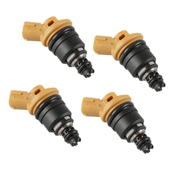 

4 PCS Fuel Injectors Yellow Side For Subaru Forester Legacy STI WRX GC8 2.5L Engine 16600-AA170