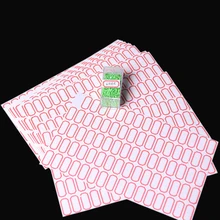 50 100 sheet Red Blue square Classification Label stickers Diamond Painting Tools Diamond Distinguish Storage box Sticker hot