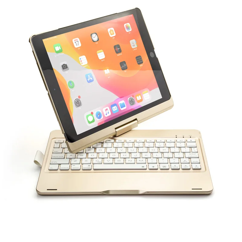 Чехол для iPad 10,2, тонкий, 7 цветов, с подсветкой, Беспроводная Bluetooth клавиатура, чехол, чехол для, iPad 10,2