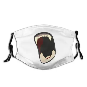 

Vampire Mouth Non-Disposable Mouth Face Mask with Filter PM2.5 Anti Haze Dust Mask Protection Mask Respirator Mouth Muffle