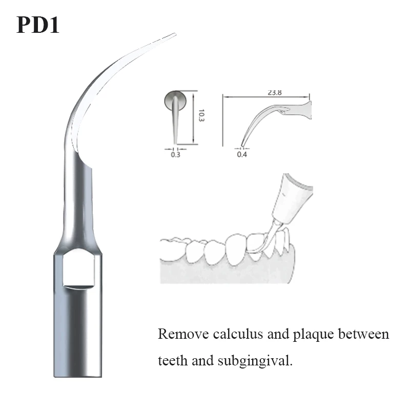 Dental Ultrasonic Scaler Tip Scaling Periodontics Endodontics Dentists Multifunction Endo Perio Scaling Tips Dental Instrument