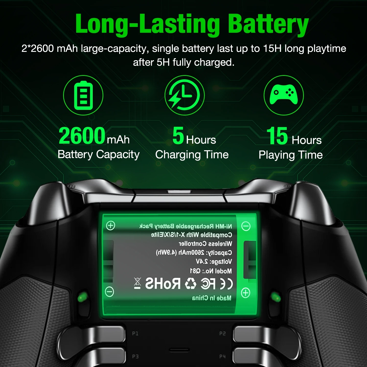 Rechargeable Battery Xbox One X Controller Xbox Series Controllers - Batteries - Aliexpress