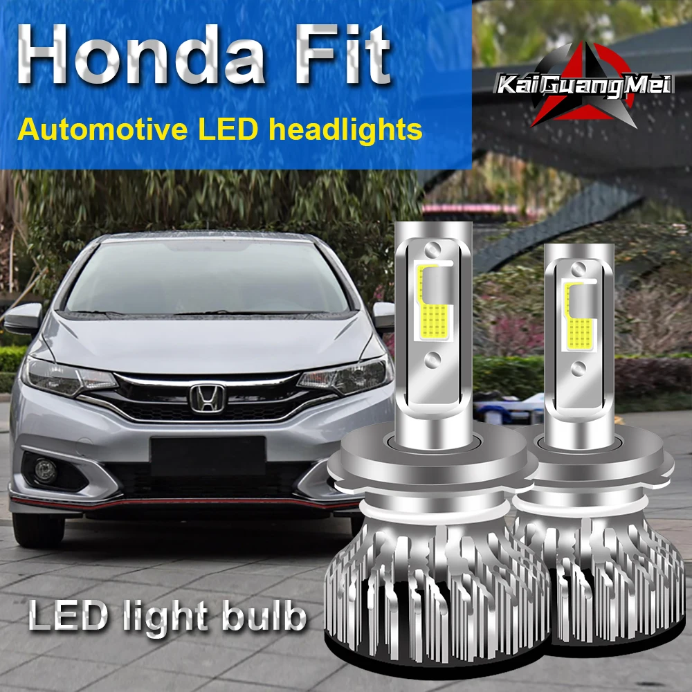 

Honda feidu Car LED Headlight Super Bright High Beam Low Beam H4 LED Bulb Glare Modification Accessories