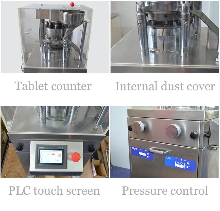 ZP-12E Роторный таблеточный Пресс машина PLC Тип планшет Пресс машина Tablet Пресс ing фармацевтическое оборудование