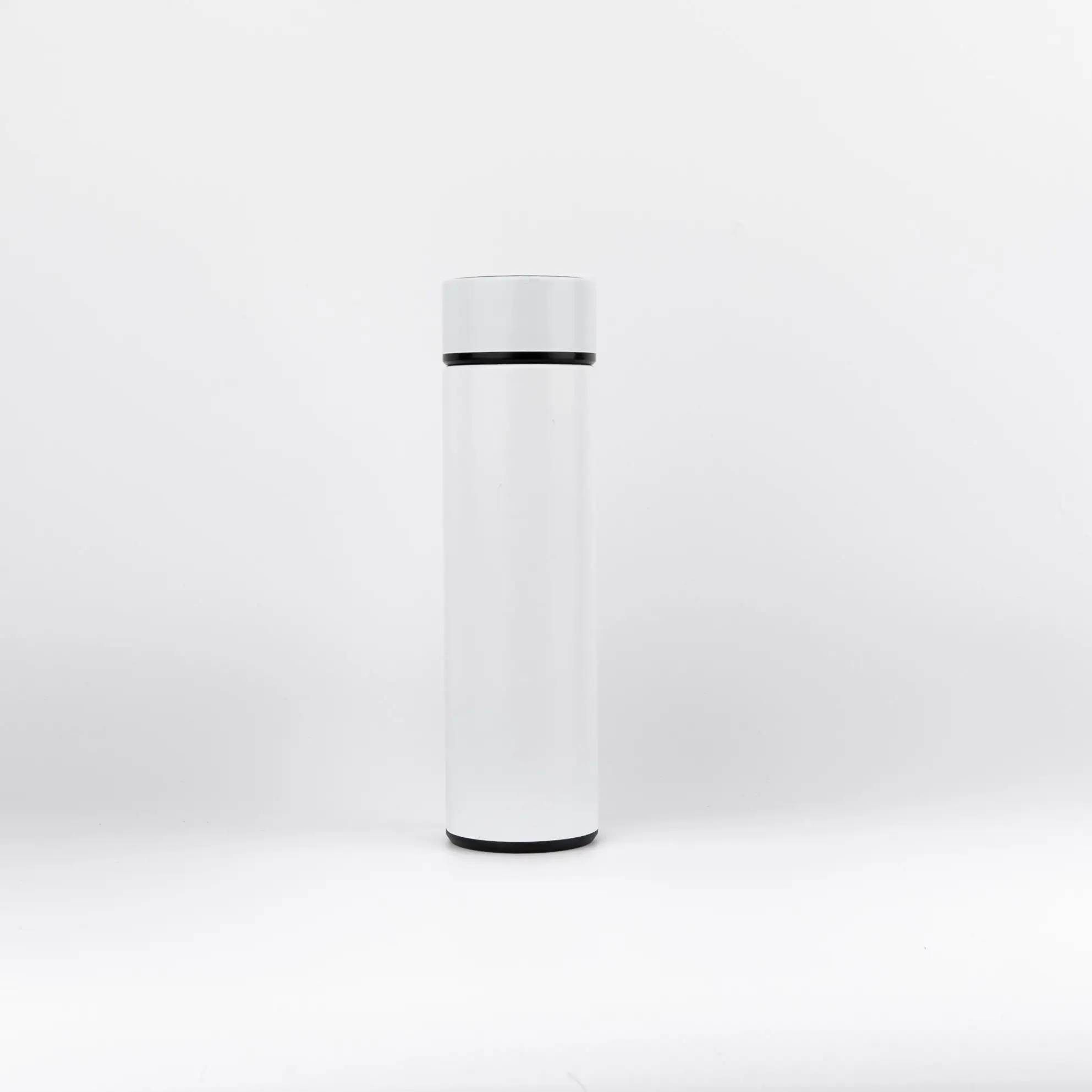 500 мл Термос, вакуумная колба, поверхность матовой кофейной бутылки, Интеллектуальный термос, индивидуальная Настройка - Цвет: white