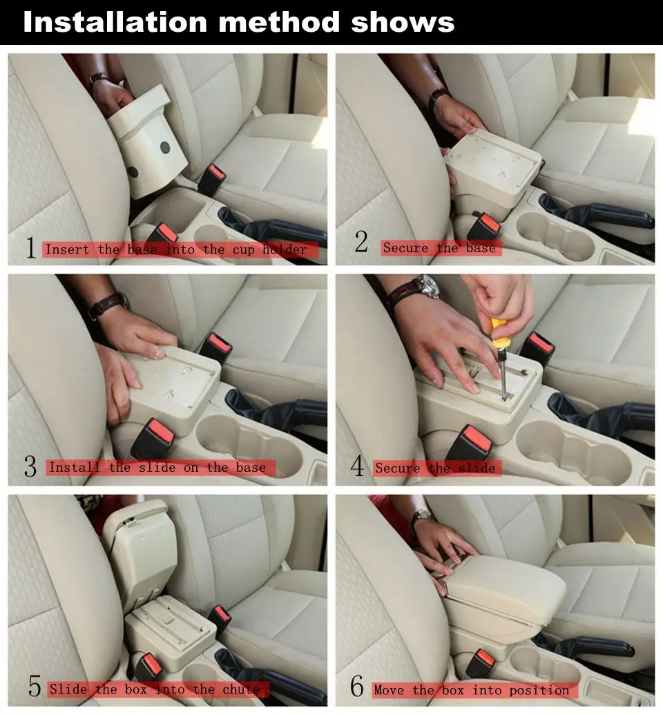 Подлокотник коробка для Honda BRV Honda mobilio BR-V зарядка через usb повышают двухслойный центральный магазин содержание пепельница в автомобиле аксессуары