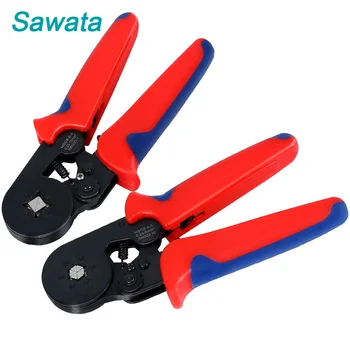 

Tubular Terminal Crimper Plier 6-6 0.25-6mm 23-10AWG & 10-4 0.25-10mm 23-7AWG Electrical Crimping Pliers Hand Tools Set