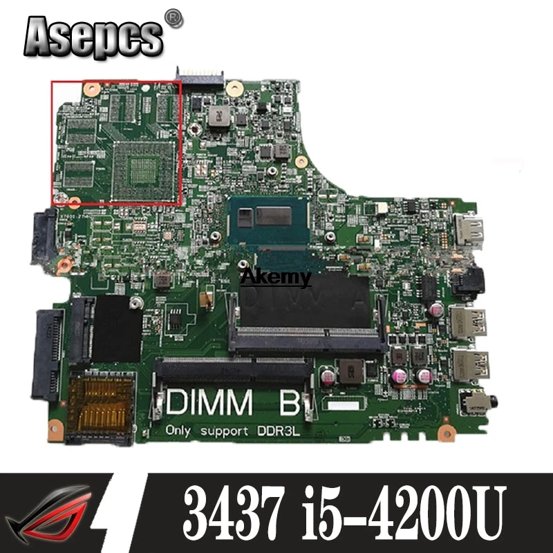 

For DELL 14R 5437 3437 Motherboard I5-4200U CN-0YGRK4 0YGRK4 100% test ok shipping