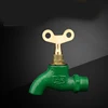 1 Set 1/2 Inch Old-fashioned Iron Faucet With Lock Key Anti-theft Bibcocks Water Tap for Kitchen Outdoor Garden ► Photo 1/6