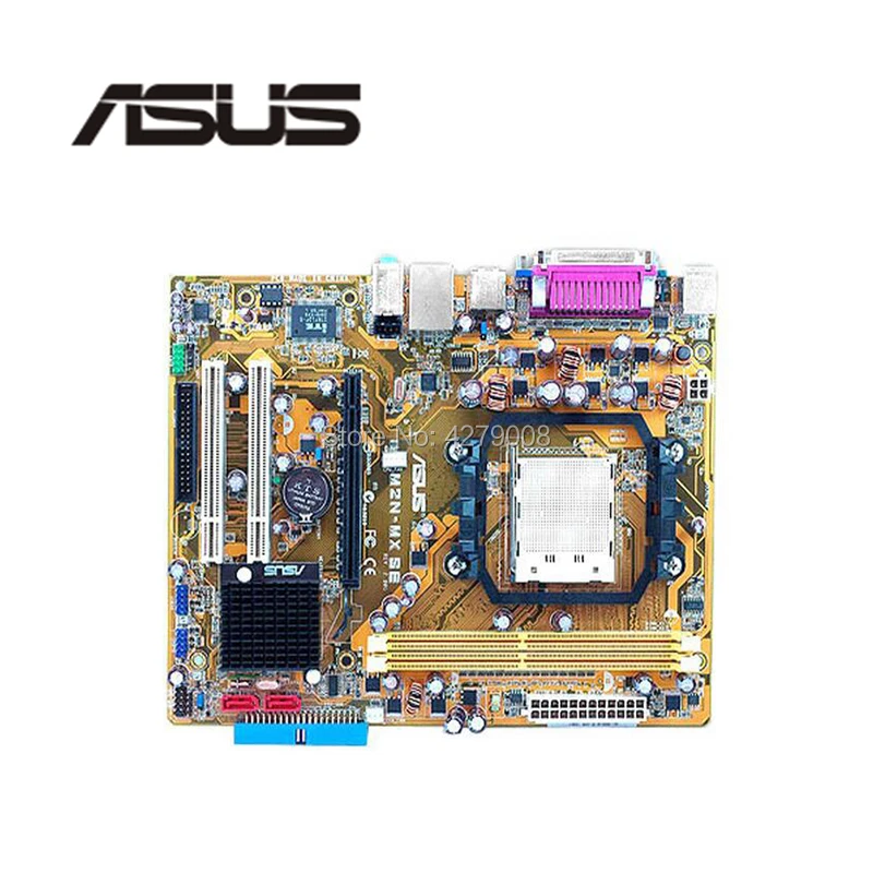 Для ASUS M2N-MX SE оригинальная б/у настольная материнская плата Socket AM2 DDR2 USB2.0 SATA2 |