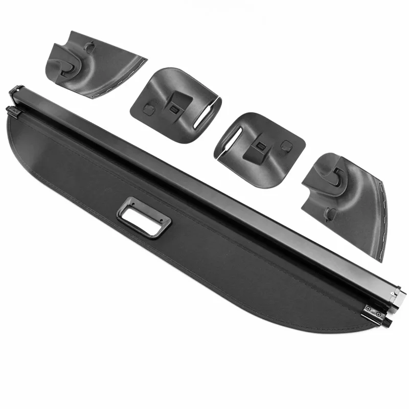 For Tesla MODEL Y Accessories Car Trunk Cover Curtain Storage Board Material Curtain Rear Retractable Spacer Rear Racks