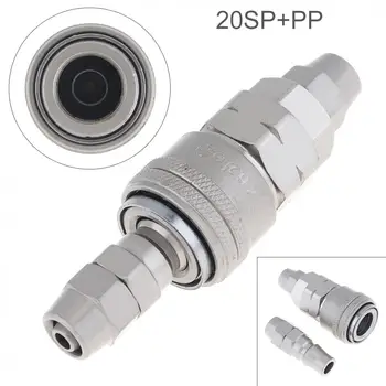 

2pcs set TL-U4 20SP+PP Hardened Steel Pneumatic Parts Quick High Pressure Connector with Dual-interface and Telescopic Buckle