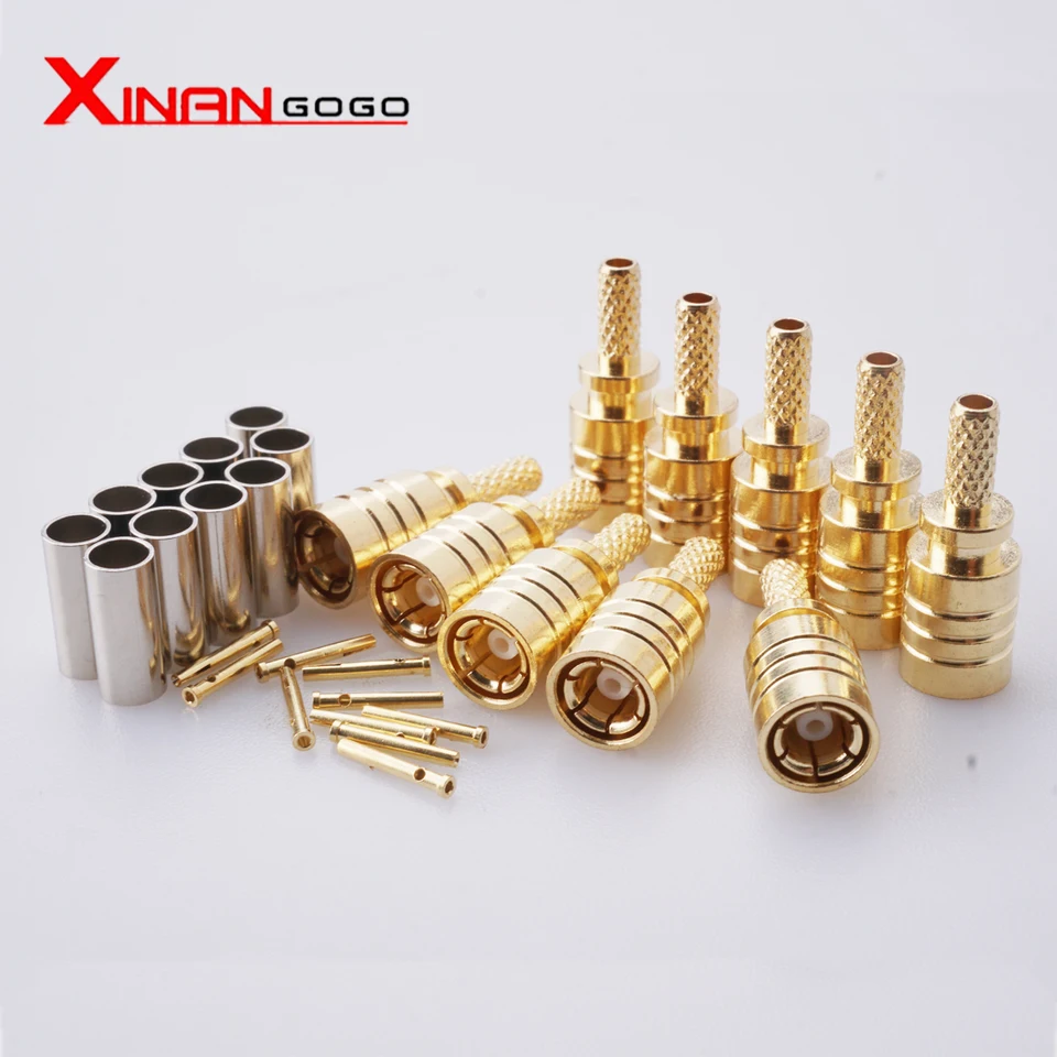 10 Pz Connettore N Femmina Jack Paratia Dado A Crimpare - Foto 4