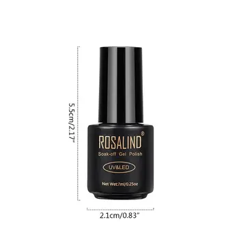 

1Set Fluorescent Color Gel Nail Polish Base Top Coat Gel UV LED Nail Art Lacquer