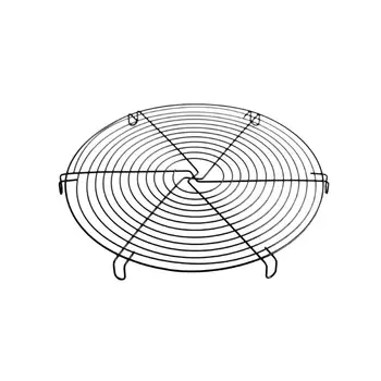 

1 Pc Steamer Rack Multifunctional 12 Inch Useful Round Cooling Rack Wire Steamer Kettle Rack Holder for Biscuit Cake Bread