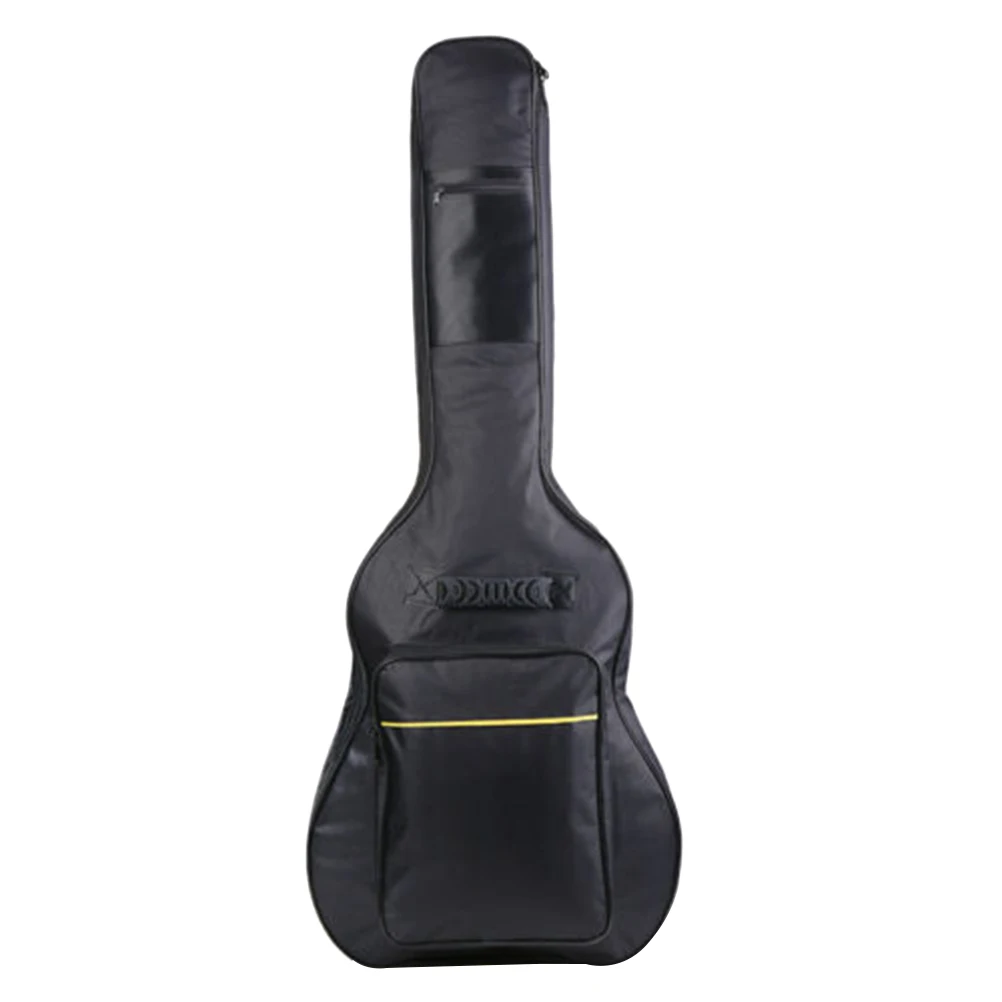 1 шт. практичный черный эргономичный дизайн защитный Оксфорд 40 дюймов/41 дюймов сумка для гитары чехол для переноски с двойными плечевыми лямками