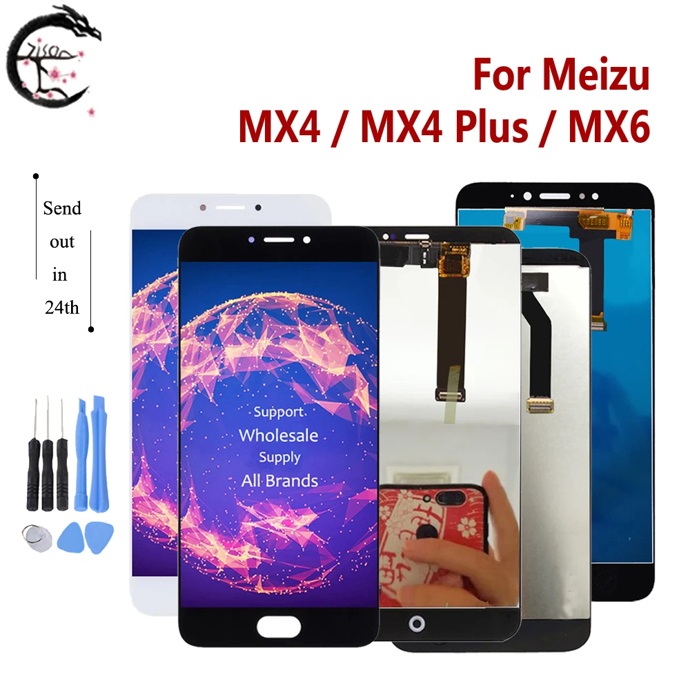 ЖК-дисплей MX4 для Meizu Plus MX6 сенсорный экран датчик дигитайзер в сборе дисплей MX4plus