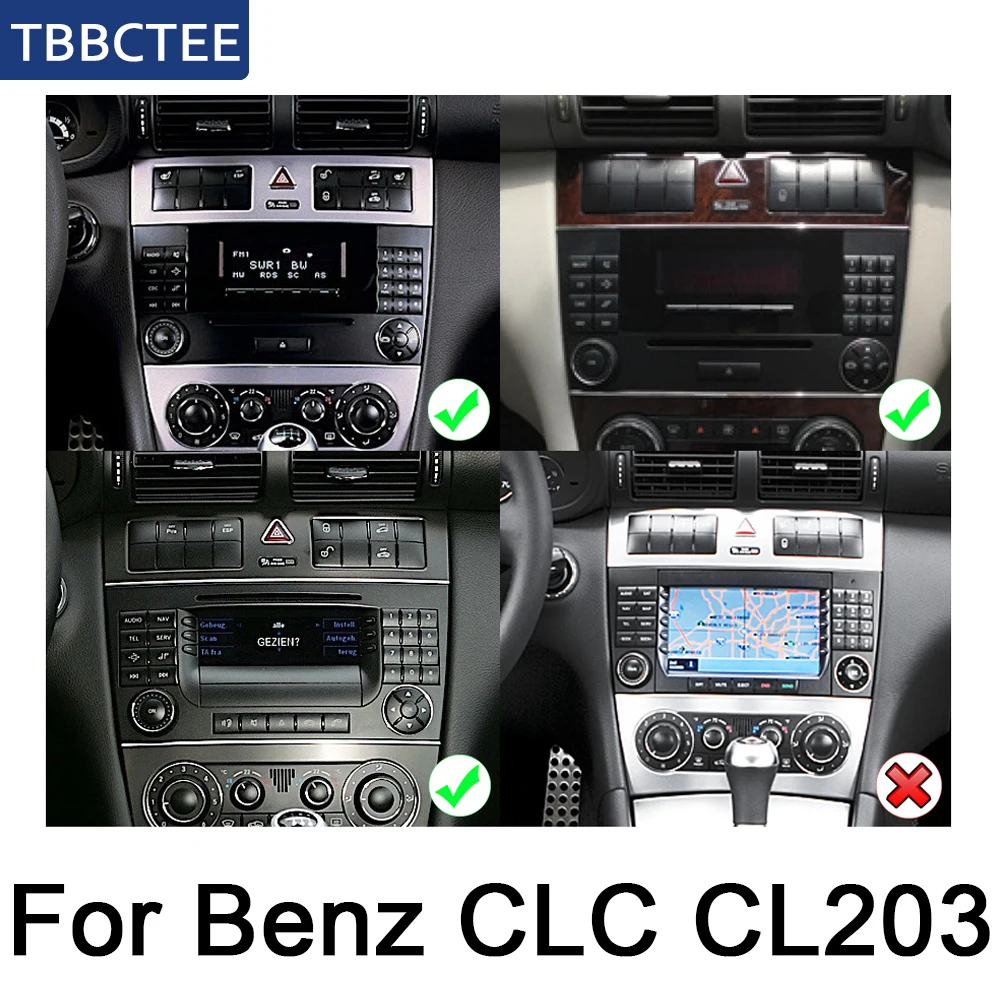 Для Mercedes Benz clc-класс CL203 2008~ 2010 NTG Авторадио автомобильный dvd-плеер на основе Android gps навигация Wifi карта мультимедийная система