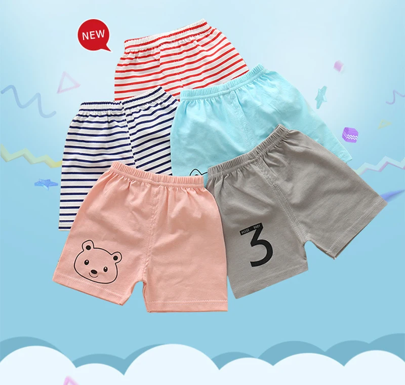 Boys Shorts 7 Colors Baby Boy Summer Clothes Toddler Boys Costume Casual Shorts  Cotton Cartoon Kids Pants For Boy 9M-5T