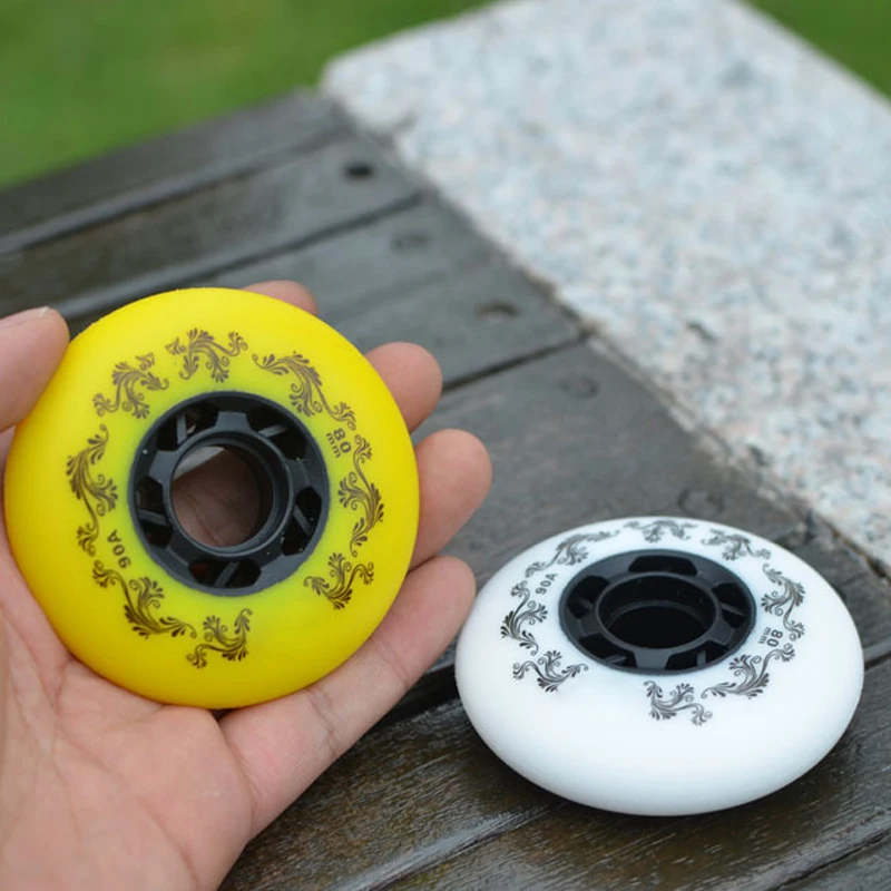 4Pcs/Set Inline Skates Wheels 90A Hardness Sliding Roller Durable Slide