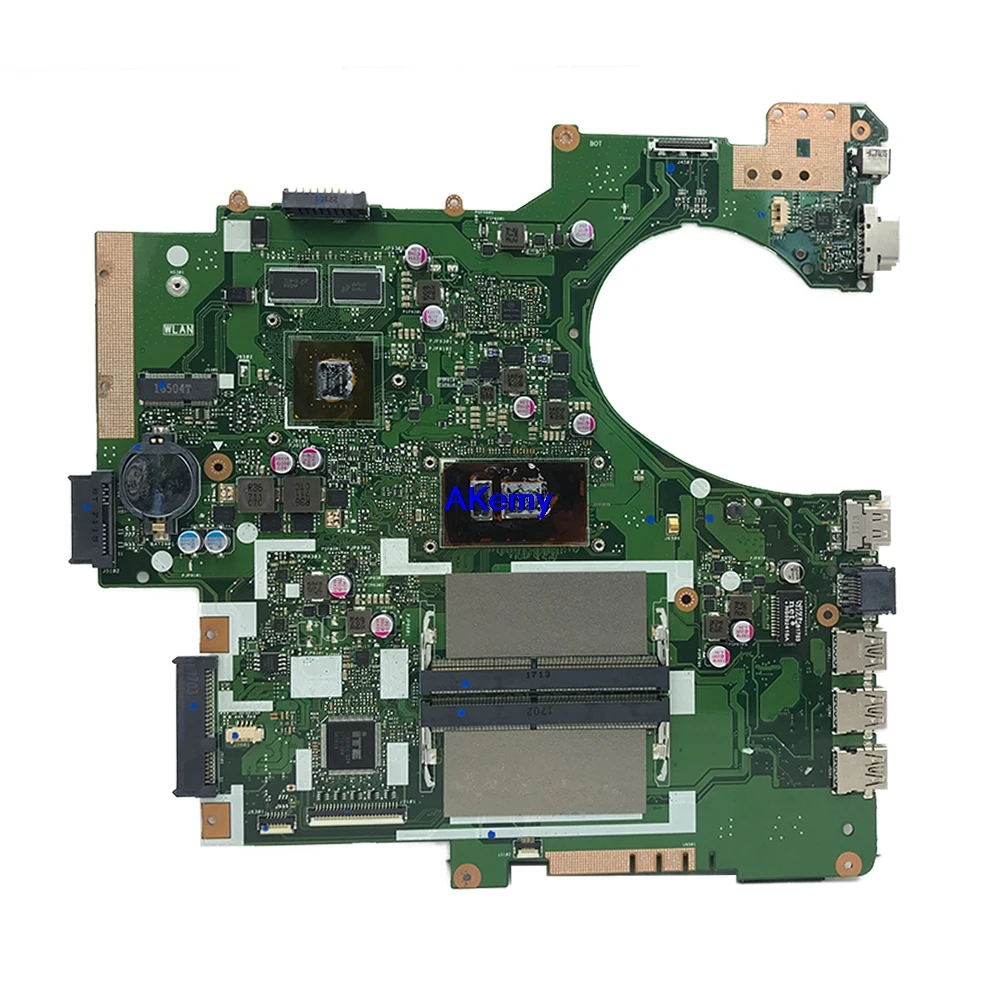  P553UJ Laptop Motherboard For ASUS PRO553U PRO553UJ P553U motherboard P553UJ Mainboard 100% test Ok