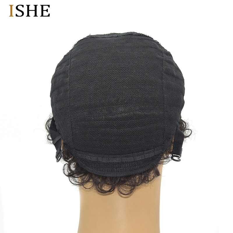 cheap short curly wig for black women 9