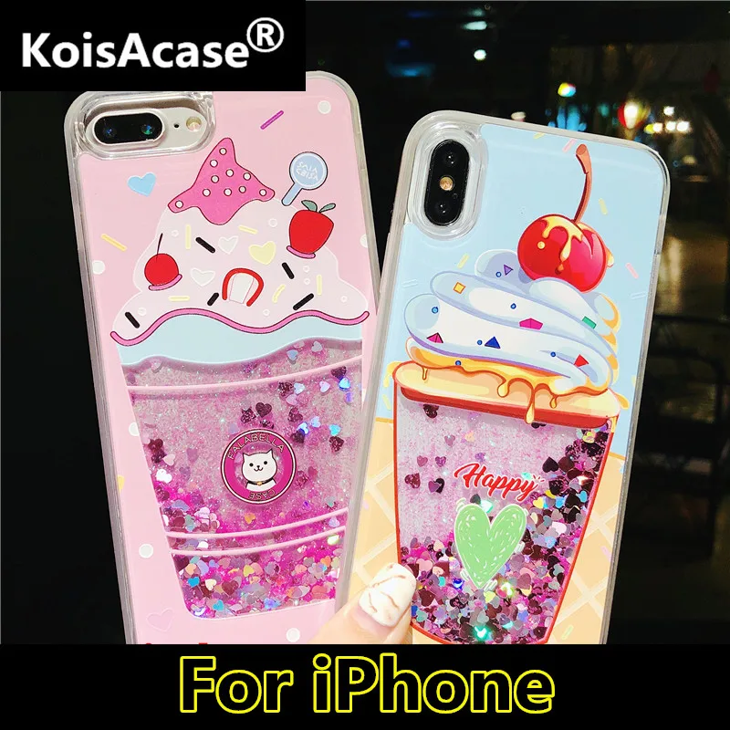 KoisAcase летний освежающий чехол для мороженого iPhone 11 Pro X XR Xs Max 6 6S 7 8 Plus защитный с
