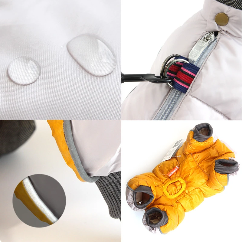 Winter Pet Dog Clothes Super Warm Jacket Thicker Cotton Coat Waterproof