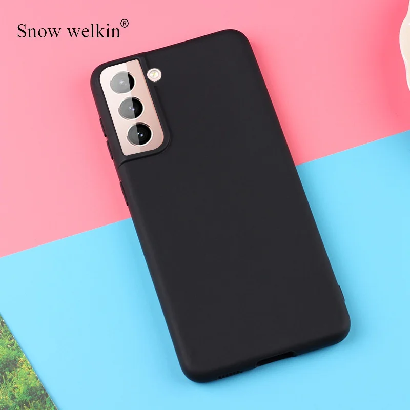Per Samsung S21 Fe 5G Per Custodia Cover Posteriore In Silicone Morbido Opaco Semplice Per Samsung Galaxy S21 Plus S21 Ultra 5G Cover