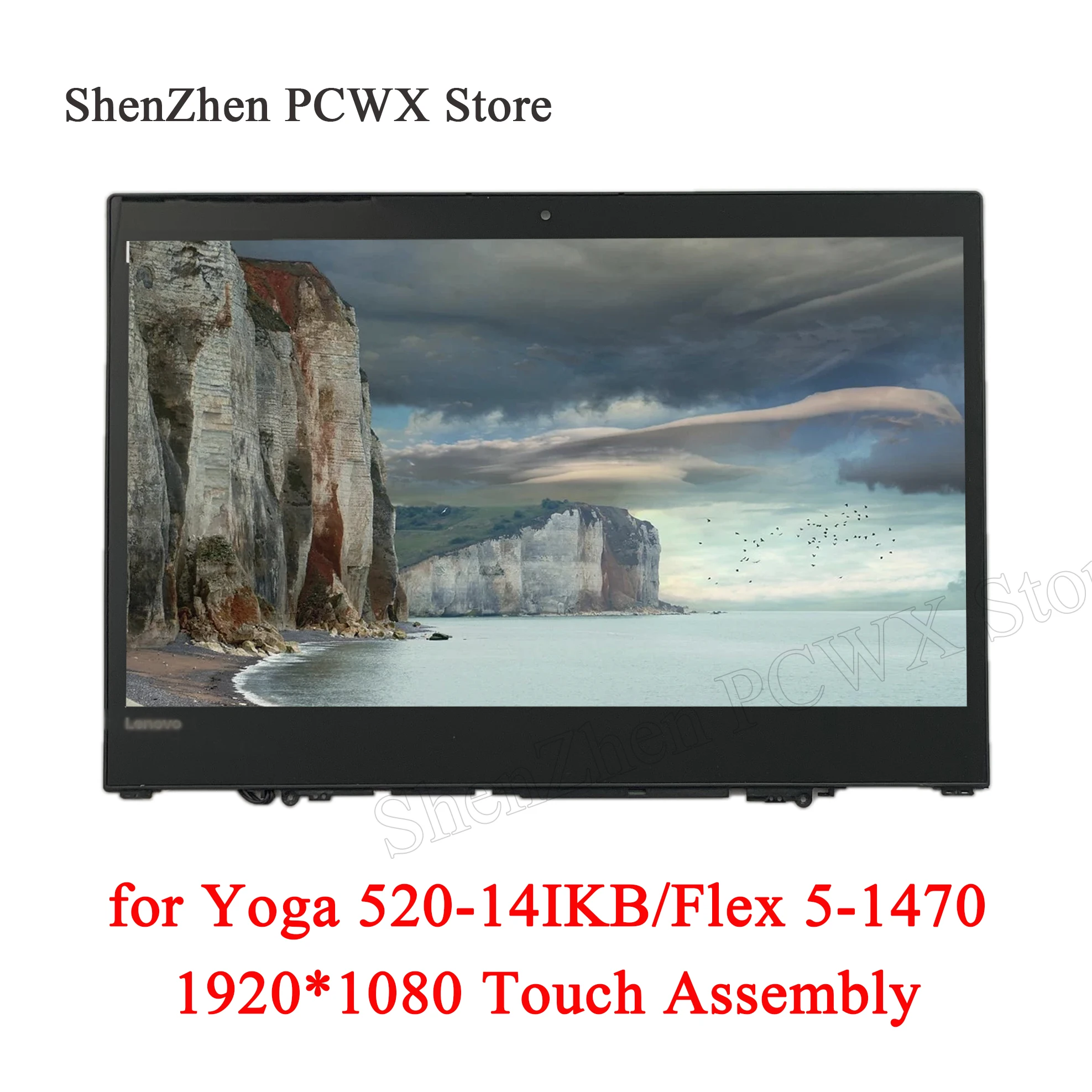 Для Yoga 520 14IKB 80X8 80YM 81C8 ideapad Flex 5 1470 80XA Lenovo 2in1 14 81CW 0 дюймов ЖК дисплей в сборе 5D10N45603