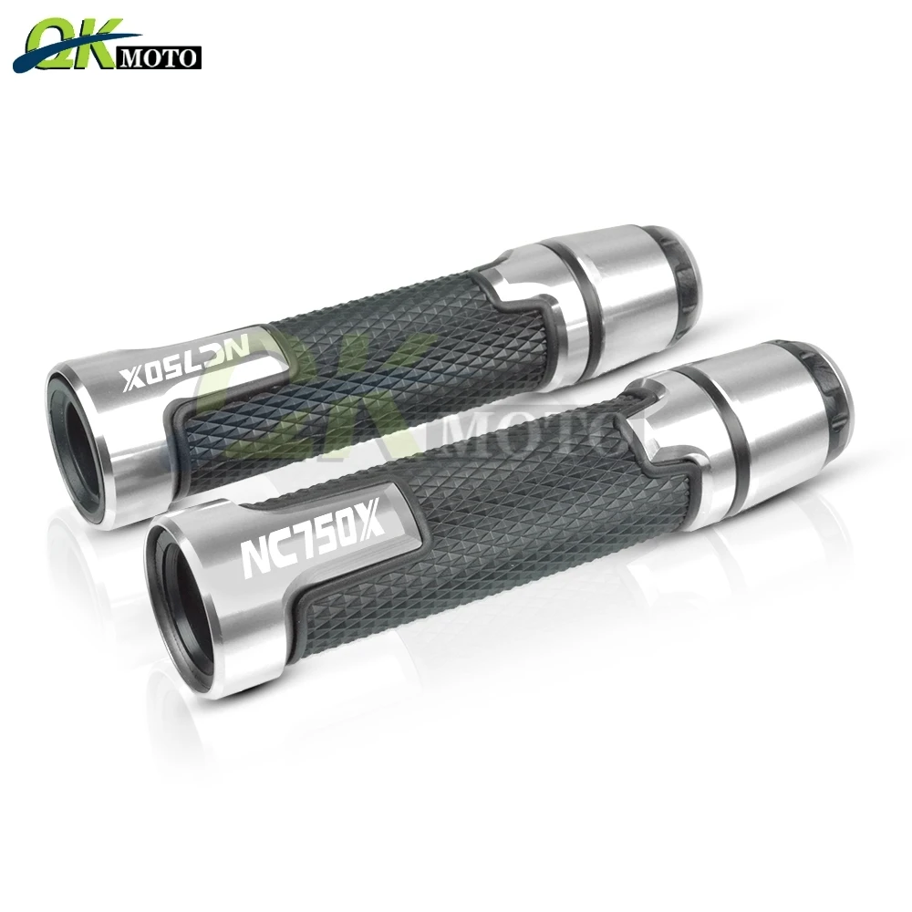 Аксессуары для мотоциклов 7/8 ''22 мм CNC алюминиевая рукоятка руля и ручка торцевой слайдер колпачок штекер для Honda nc 700 750x NC750X