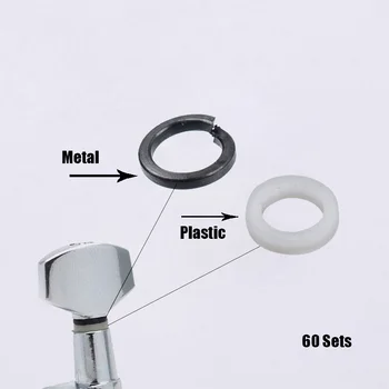 

Mounting Ferrules/Gasket/Washers for Guitar Tuning Peg Tuners Machine Heads Replacement