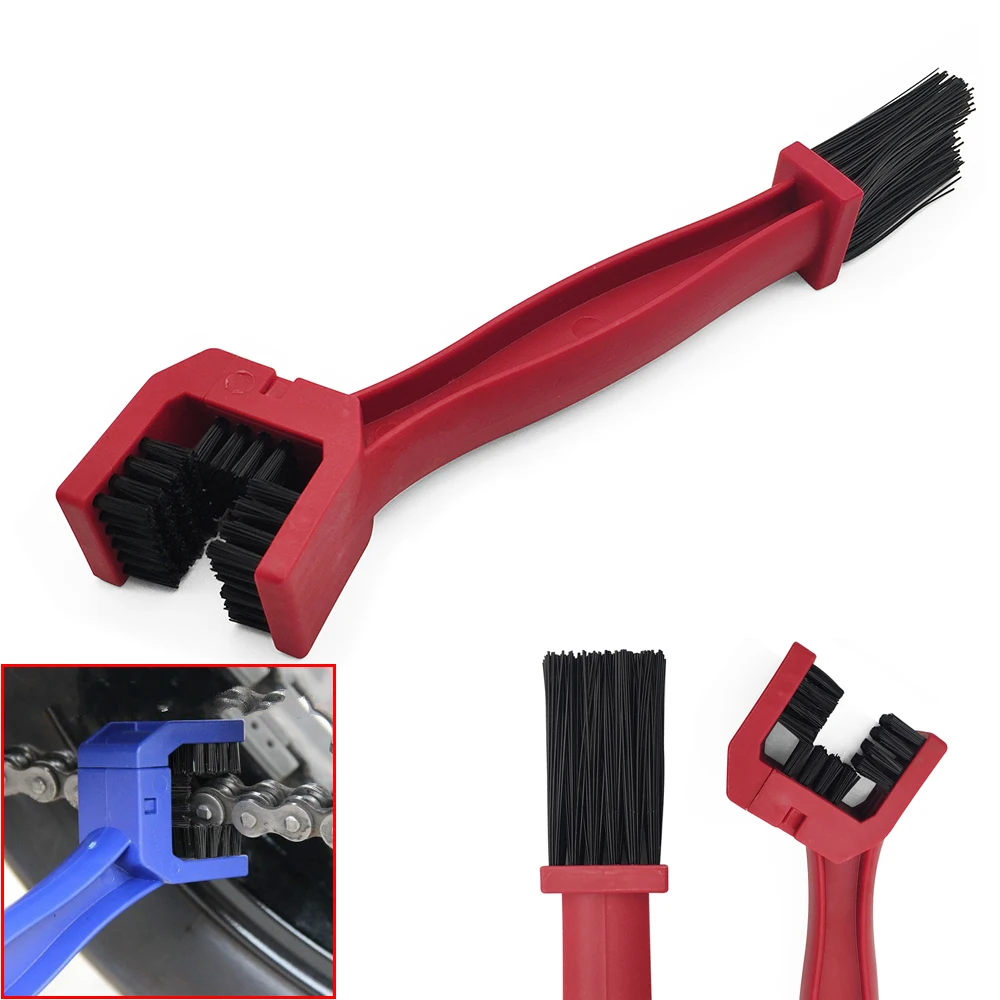 Motorcycle Cleaning Brush Motocross Chain Gear Dirt Maintenance Care Tool For Honda CBR 1000 RR Goldwing gl1500 transalp XLT600