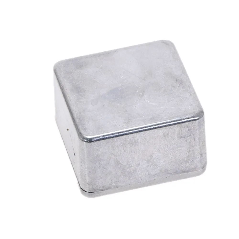 Silver Aluminium Enclosure Electronic Diecast Stompbox Project Box 1590LB 50.5*50.5*31mm