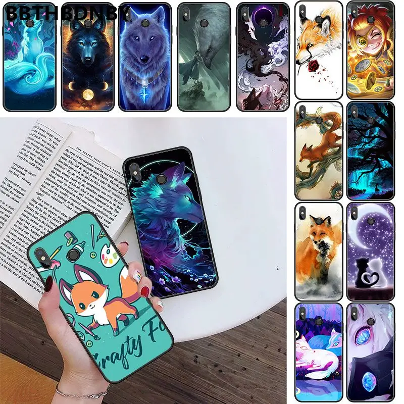 Чехол для телефона Fox DIY печать рисунок чехол Xiaomi 8 9 se Redmi 6 6pro 6A 4X7 note 5 7 | Мобильные