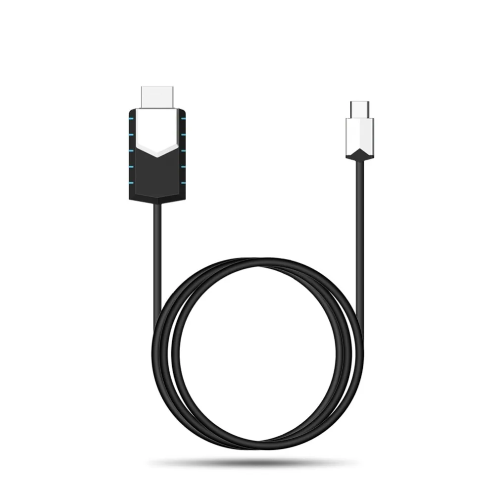 ABS Zinc Alloy USB-C Type-C to HDMI 4K 30Hz Adapter Converter TV stick Wire Cord for MacBook/DELL XPS/Chrome Book/Lenovo/Galaxy