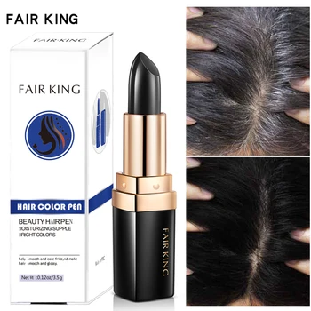 

Portable Disposable Hair Dye Lipstick Shape Portable Hair Care Disposable Hair Dye Stick Temporary Covering Hair Dye