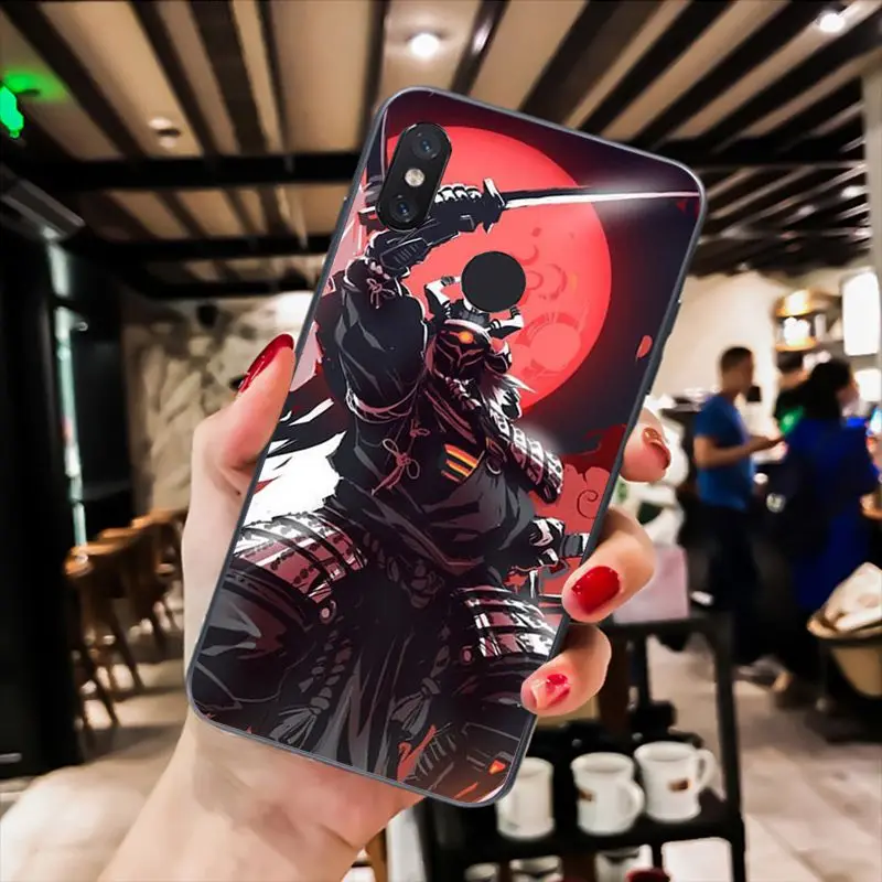 Japanese samurai oni mask