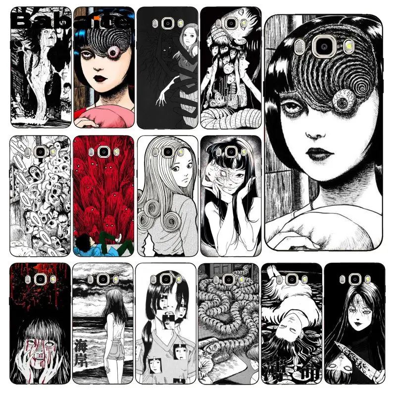

Babaite Junji Ito Tees Horror Phone Case For Samsung Galaxy J7 J6 J8 J4 J4Plus J7 DUO J7NEO J2 J5 Prime