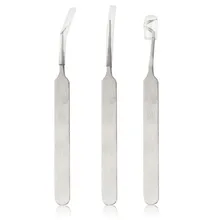 OUTTOP Лидер продаж 3 шт./1 комплект Изогнутые для черных точек клип иглы Пинцет выталкиватель экстрактор для прыщей Профессиональный July17d