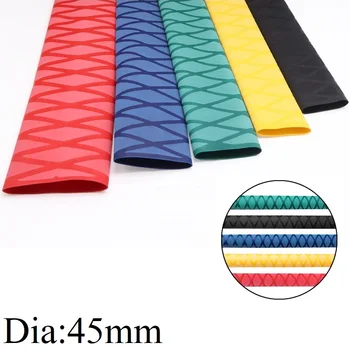 

Dia 45mm Anti Slip Heat Shrink Tube Fishing Rod Wrap Insulated Non Slip Handle Racket Grip Sleeve Waterproof Cover Multicolor 1M