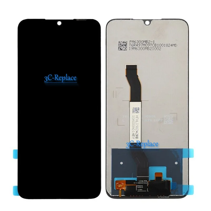 Для Xiaomi Redmi Note 8 Note8/Redmi Note 8 Pro Глобальный ЖК-дисплей кодирующий преобразователь сенсорного экрана в сборе запасные части - Цвет: note8 black no frame